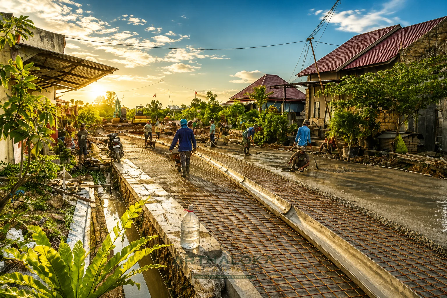 Portofolio proyek PEMBANGUNAN JALAN DEWI SARTIKA oleh kontraktor Kalimantan Timur Arthaloka Nusantara di Samarinda