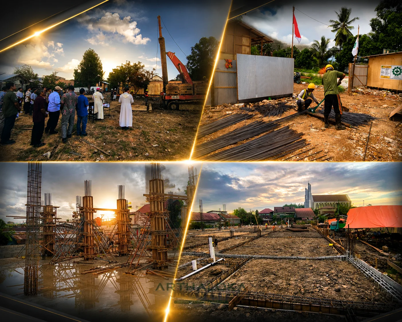 Portofolio proyek PEMBANGUNAN MES KEUSKUPAN SMD oleh kontraktor Kalimantan Timur Arthaloka Nusantara di Samarinda