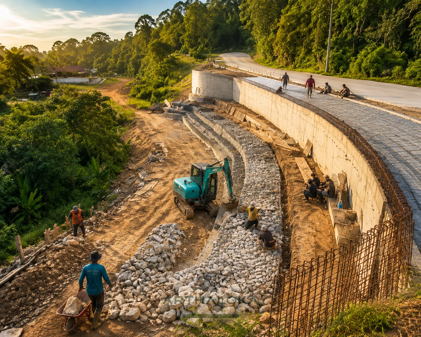 Portofolio proyek PEMBANGUNAN TURAP SEBULU oleh kontraktor Kalimantan Timur Arthaloka Nusantara di Tenggarong