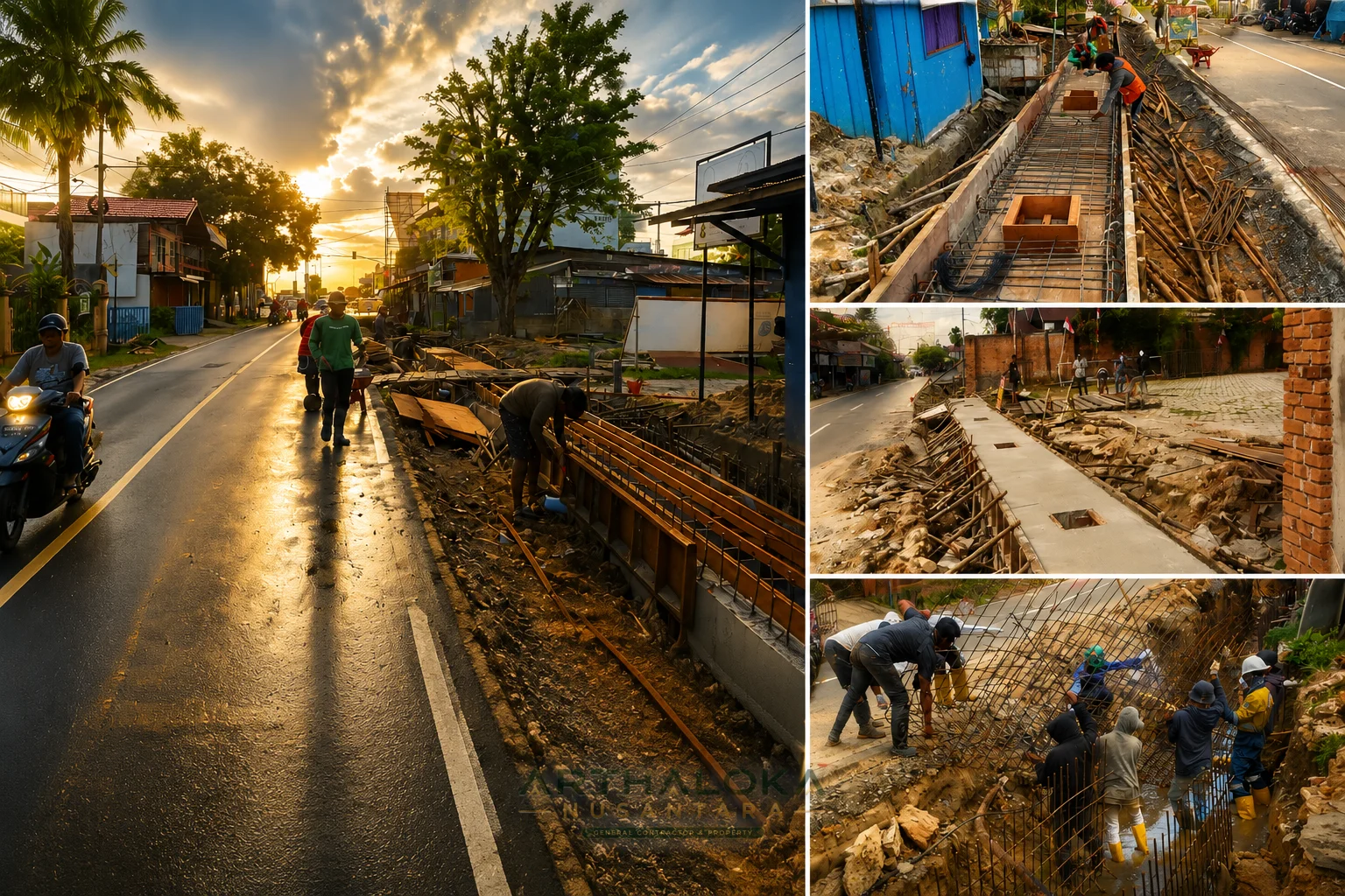 Portofolio proyek REKONSTRUKSI JL. SURYANATA oleh kontraktor Kalimantan Timur Arthaloka Nusantara di Tenggarong